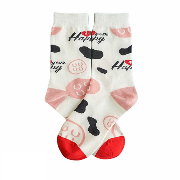 HAPPY 牛 YEAR - TIFFY SOCKS 
